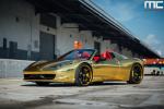 Ferrari 458 Spider by MC Customs on Vellano Wheels 2014 года